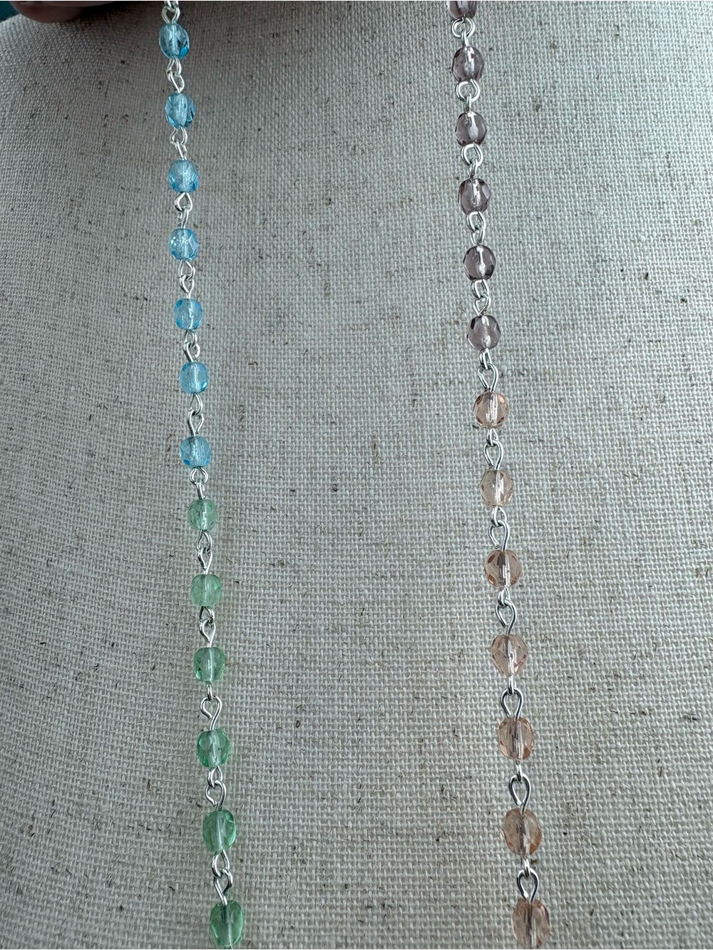 Air and Anchor Beaded Necklace with Four Interchangeable Charms Lot - Picture 3 of 11